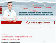 Tablet Screenshot of neueapotheken.de